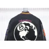 Bstsneaker-Stussy 40th Anniversary Limited Edition Black 8 Towel Embroidery Couple Baseball Jacket 290