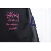 Bstsneaker-Stussy 40th Anniversary Limited Edition Black 8 Towel Embroidery Couple Baseball Jacket 290