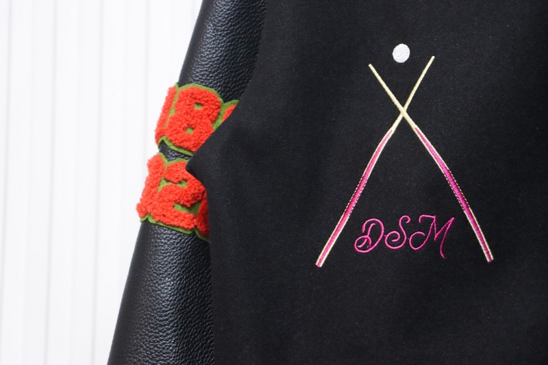 Bstsneaker-Stussy 40th Anniversary Limited Edition Black 8 Towel Embroidery Couple Baseball Jacket 290