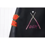 Bstsneaker-Stussy 40th Anniversary Limited Edition Black 8 Towel Embroidery Couple Baseball Jacket 290
