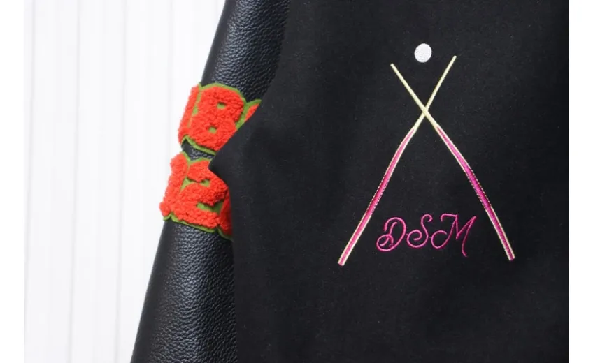 Bstsneaker-Stussy 40th Anniversary Limited Edition Black 8 Towel Embroidery Couple Baseball Jacket 290