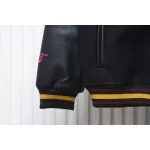 Bstsneaker-Stussy 40th Anniversary Limited Edition Black 8 Towel Embroidery Couple Baseball Jacket 290
