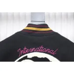 Bstsneaker-Stussy 40th Anniversary Limited Edition Black 8 Towel Embroidery Couple Baseball Jacket 290