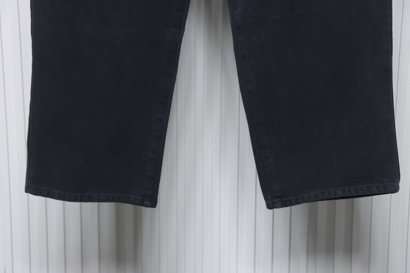 Bstsneaker-Stussy Black Eight Embroidered Heavy Wash Jeans black 250