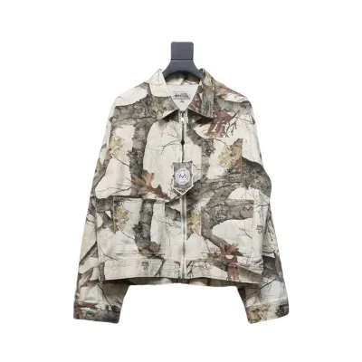 Stussy Black Maple Leaf FW23 ZIP WORK JACKET light 290 01