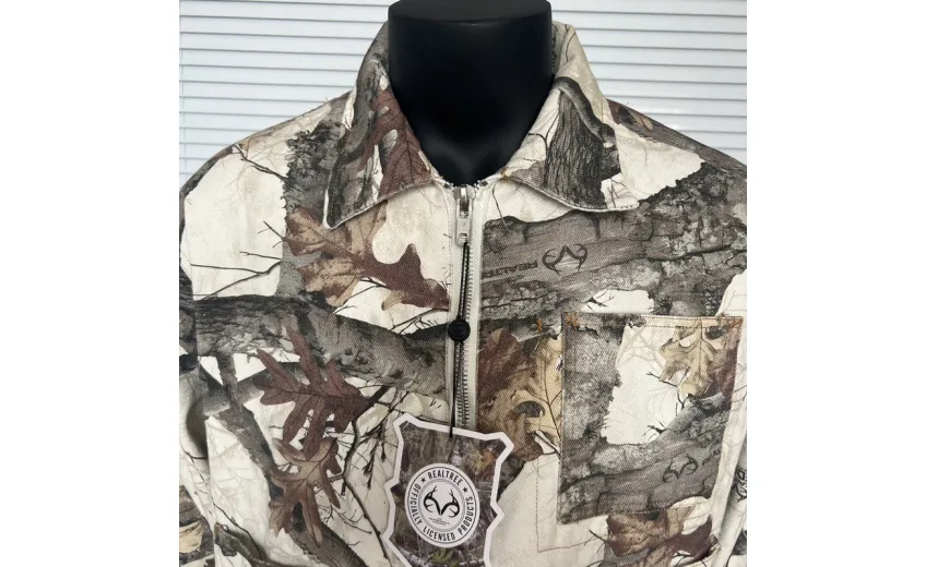 Bstsneaker-Stussy Black Maple Leaf FW23 ZIP WORK JACKET light 290