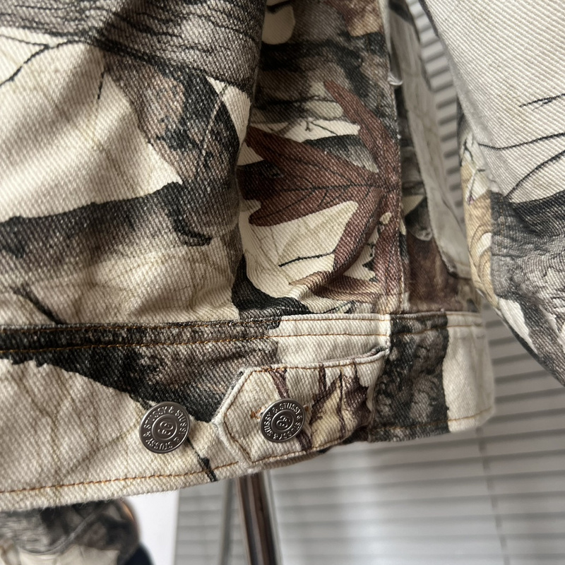 Bstsneaker-Stussy Black Maple Leaf FW23 ZIP WORK JACKET light 290