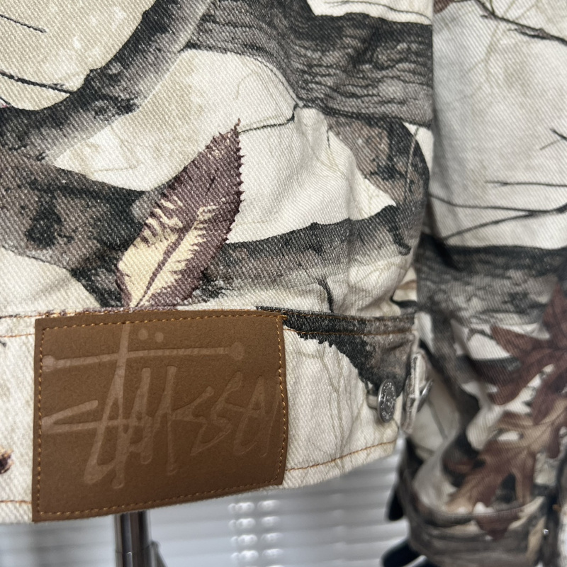 Bstsneaker-Stussy Black Maple Leaf FW23 ZIP WORK JACKET light 290