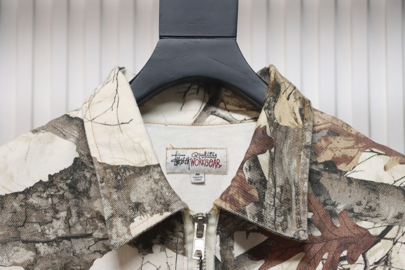 Bstsneaker-Stussy Black Maple Leaf FW23 ZIP WORK JACKET light 290