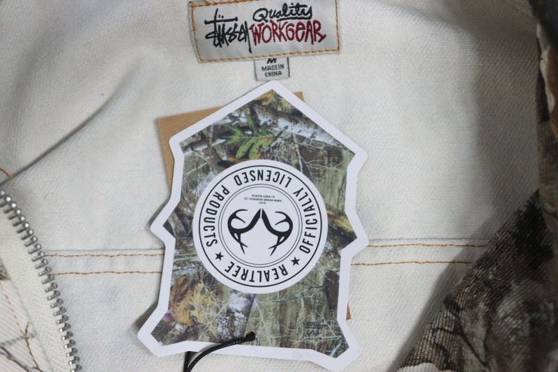 Bstsneaker-Stussy Black Maple Leaf FW23 ZIP WORK JACKET light 290