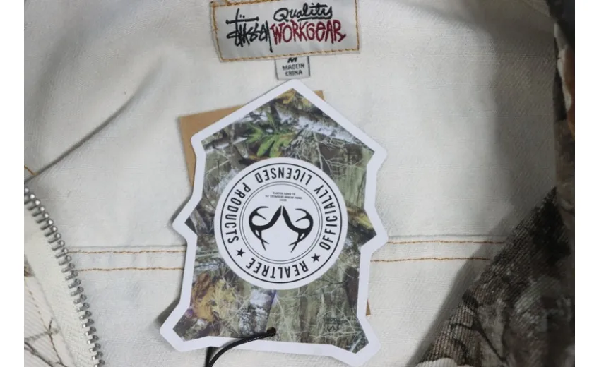 Bstsneaker-Stussy Black Maple Leaf FW23 ZIP WORK JACKET light 290