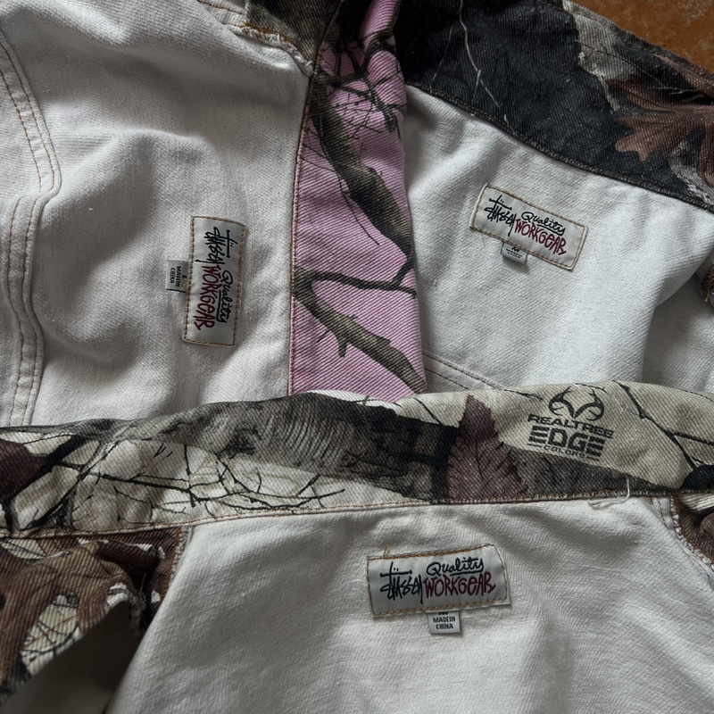 Bstsneaker-Stussy Black Maple Leaf FW23 ZIP WORK JACKET light 290