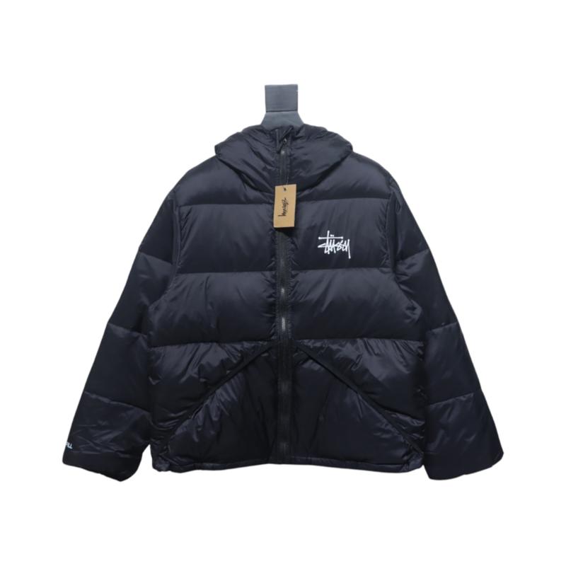 Bstsneaker-Stussy classic chest logo LOGO down jacket-pink lining 400