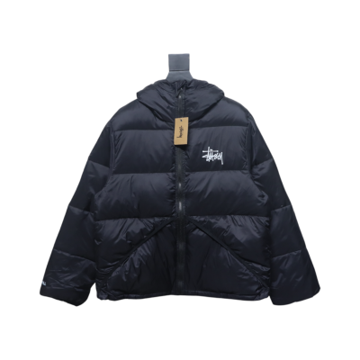 Bstsneaker-Stussy classic chest logo LOGO down jacket-pink lining 400 01