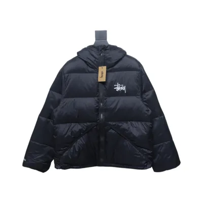 Stussy classic chest logo LOGO down jacket-pink lining 400 01