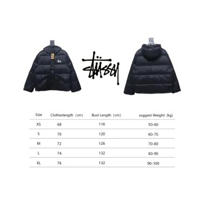 Stussy classic chest logo LOGO down jacket-pink lining 400 02