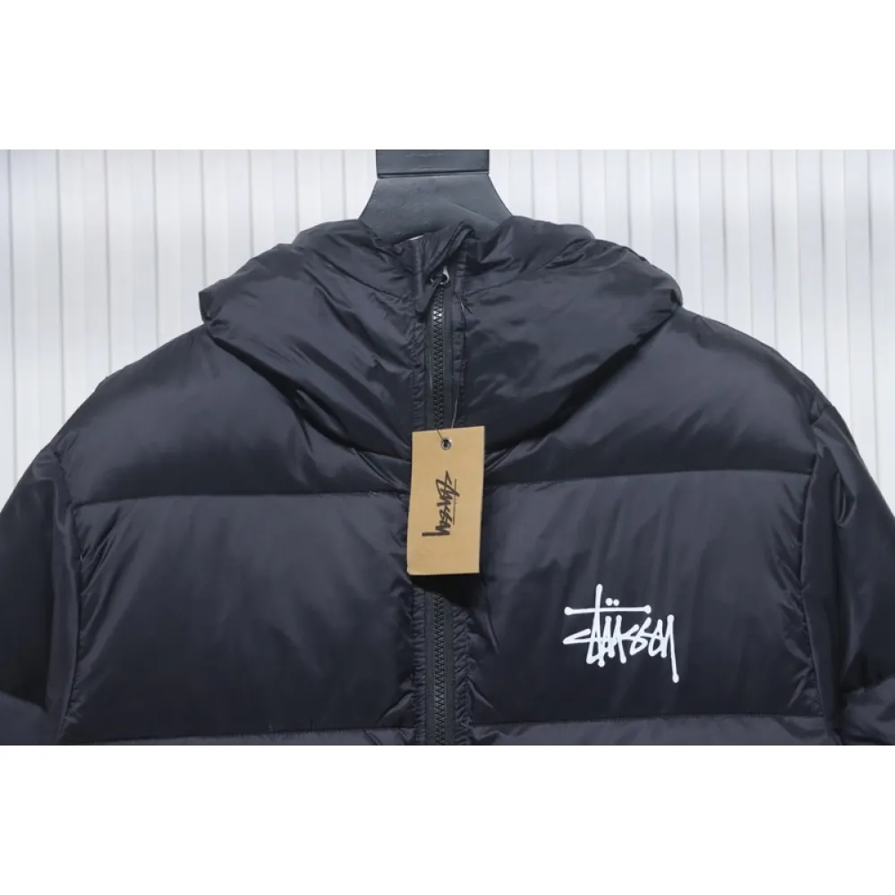 Bstsneaker-Stussy classic chest logo LOGO down jacket-pink lining 400