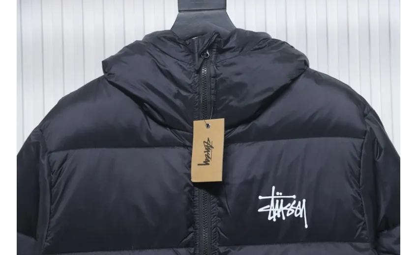 Bstsneaker-Stussy classic chest logo LOGO down jacket-pink lining 400