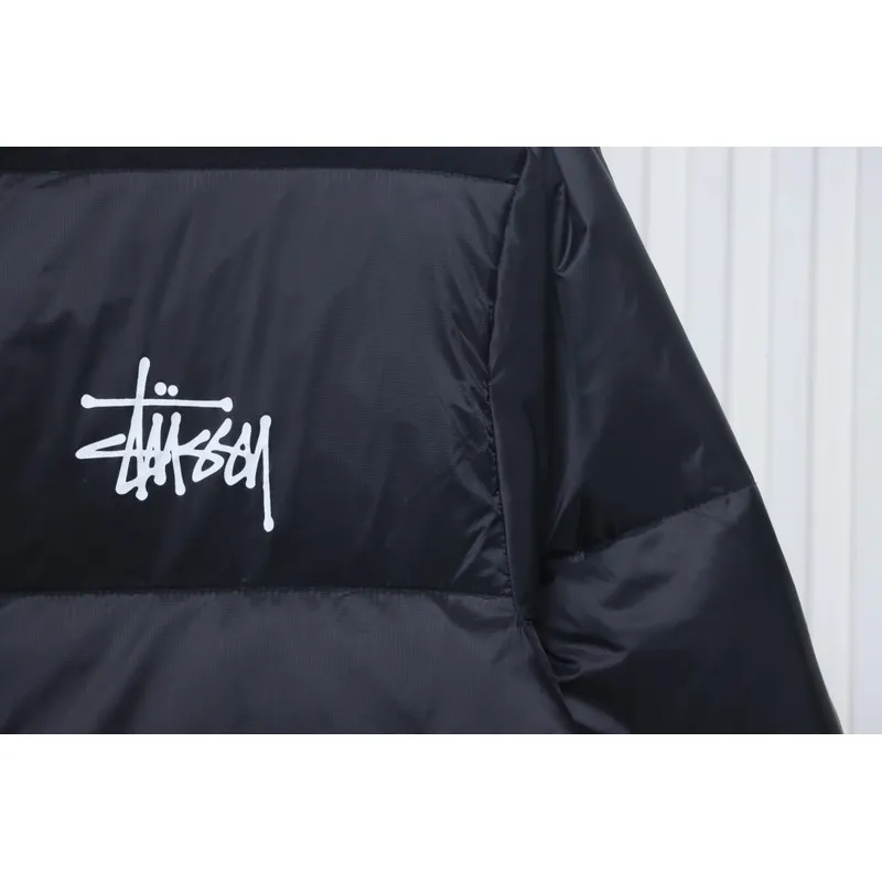 Bstsneaker-Stussy classic chest logo LOGO down jacket-pink lining 400