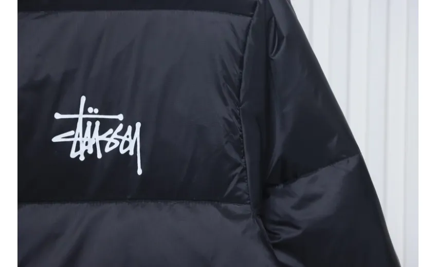 Bstsneaker-Stussy classic chest logo LOGO down jacket-pink lining 400
