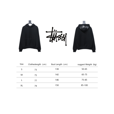 Bstsneaker-Stussy Logo Embroidered Hoodie white 230 02