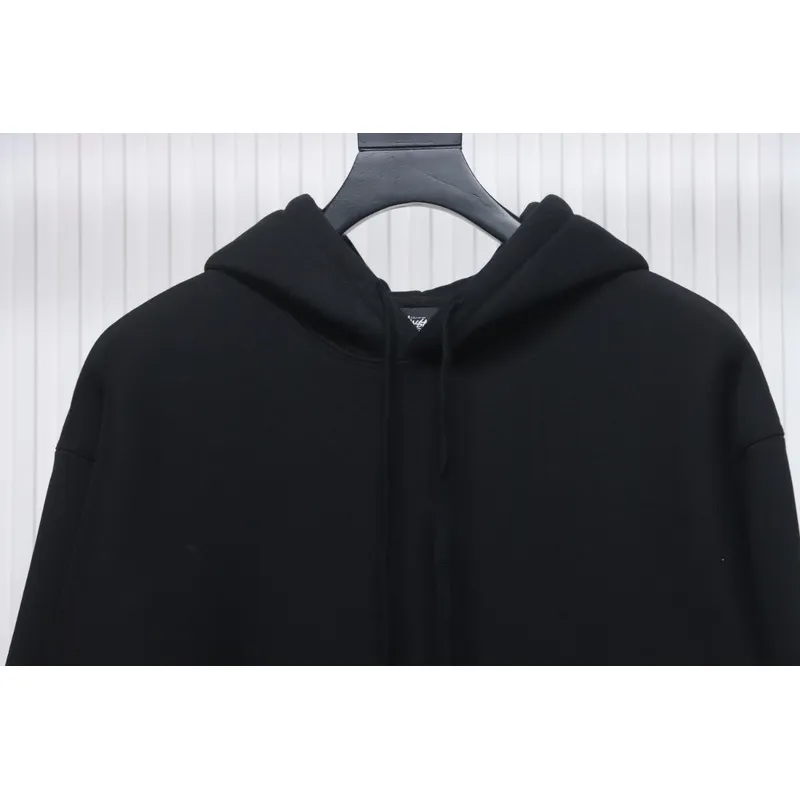 Bstsneaker-Stussy Logo Embroidered Hoodie black 230