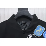 Bstsneaker-Stussy patch pattern chest medal quilted baseball jacket 250