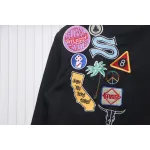 Bstsneaker-Stussy patch pattern chest medal quilted baseball jacket 250
