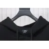 Bstsneaker-Stussy SS23 Hat Embroidery Plush Hoodie black 230