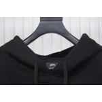 Bstsneaker-Stussy SS23 Hat Embroidery Plush Hoodie black 230