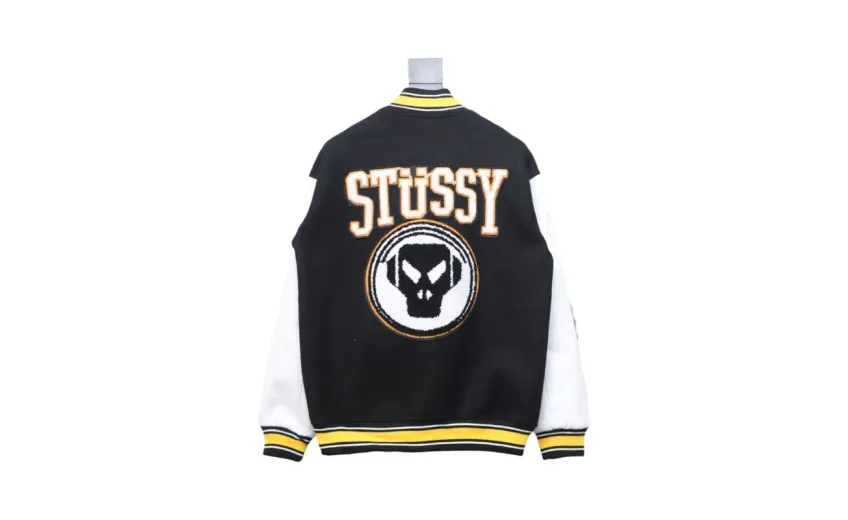 Bstsneaker-Stussy x Metalheadz 30th Anniversary Embroidered Baseball Jacket 290