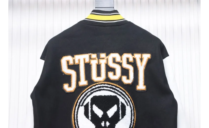 Bstsneaker-Stussy x Metalheadz 30th Anniversary Embroidered Baseball Jacket 290
