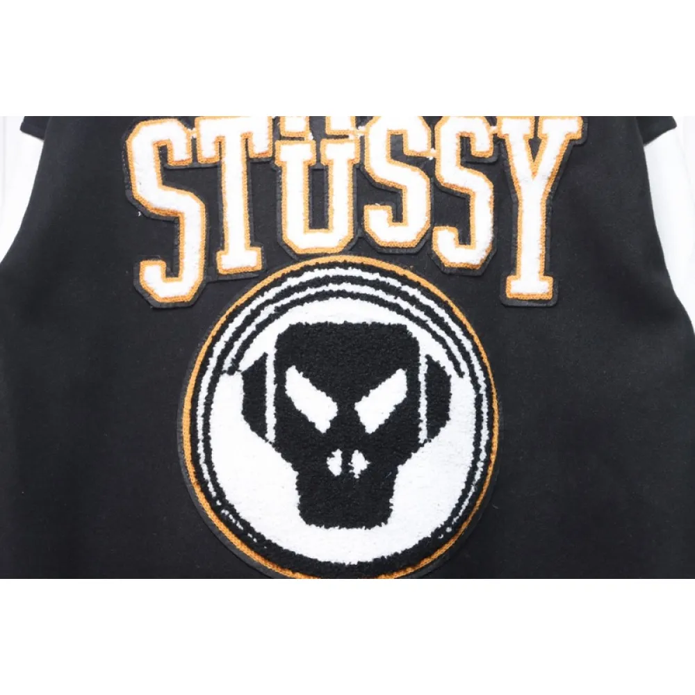 Bstsneaker-Stussy x Metalheadz 30th Anniversary Embroidered Baseball Jacket 290