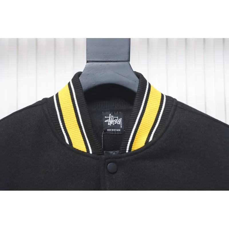 Bstsneaker-Stussy x Metalheadz 30th Anniversary Embroidered Baseball Jacket 290