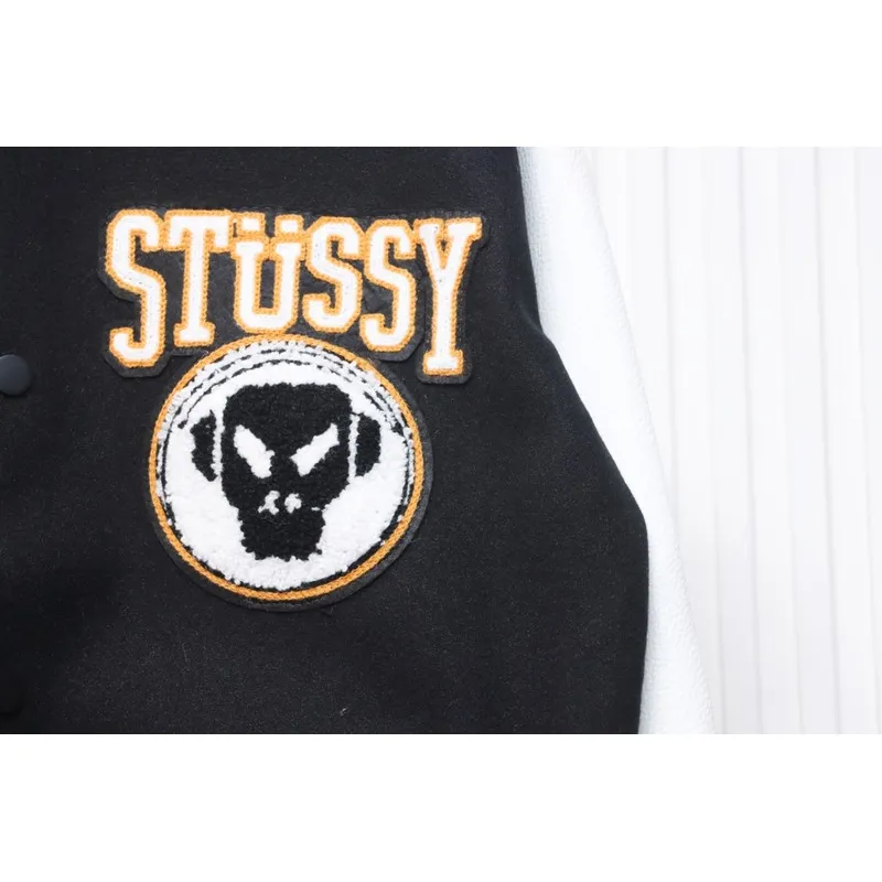 Bstsneaker-Stussy x Metalheadz 30th Anniversary Embroidered Baseball Jacket 290