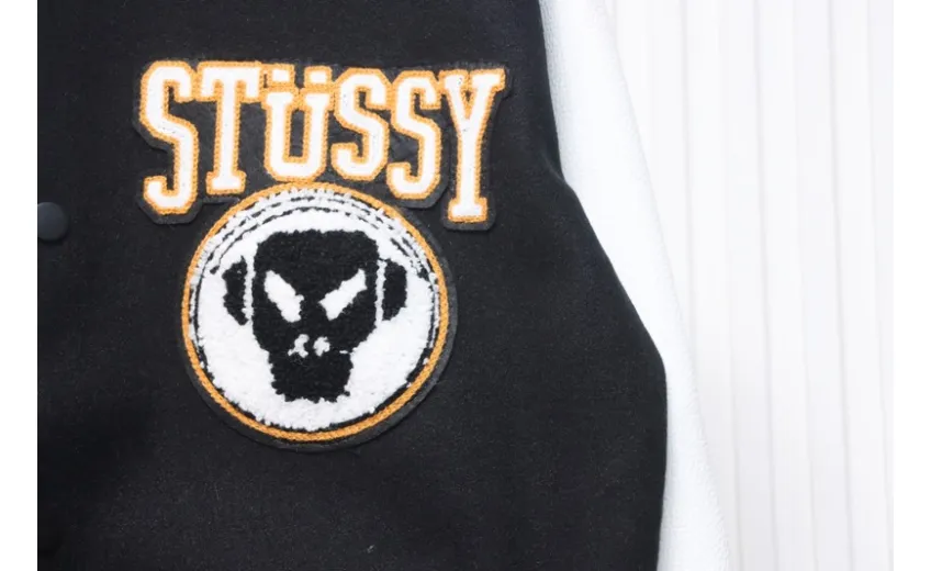Bstsneaker-Stussy x Metalheadz 30th Anniversary Embroidered Baseball Jacket 290
