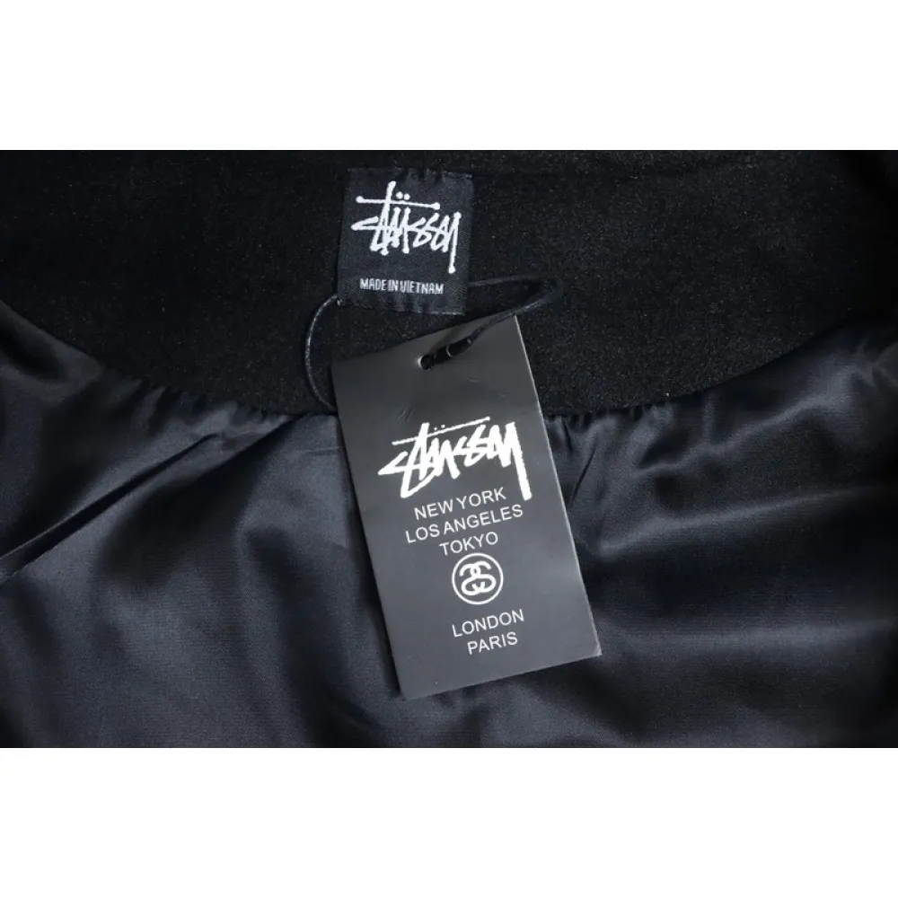 Bstsneaker-Stussy x Metalheadz 30th Anniversary Embroidered Baseball Jacket 290