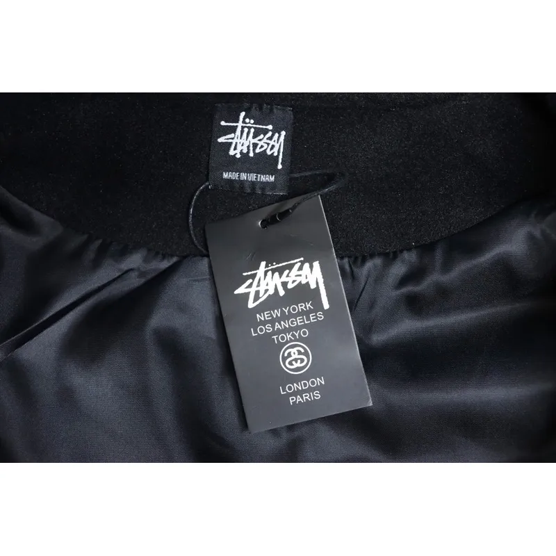Bstsneaker-Stussy x Metalheadz 30th Anniversary Embroidered Baseball Jacket 290