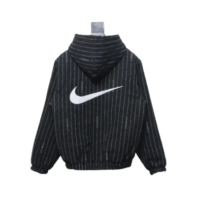 Bstsneaker-Stussy x Nike wool striped hooded jacket 370 01