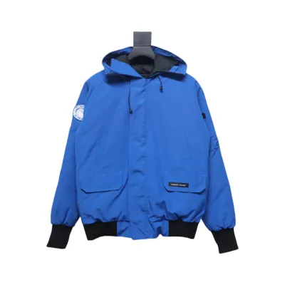 01 Canada Goose Short Down Jacket blue 370 01