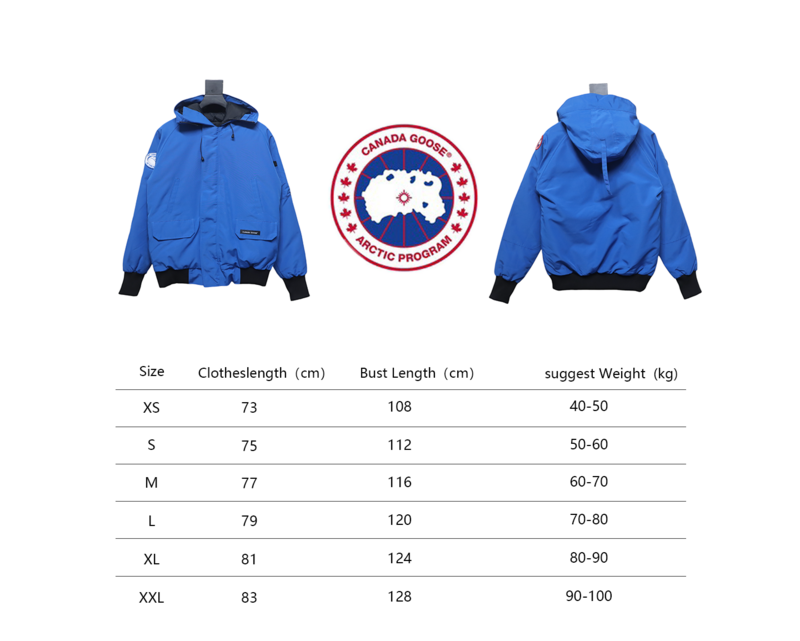 Bstsneaker-01 Canada Goose Short Down Jacket blue 370