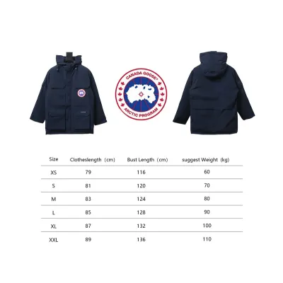08 Expedition Canada Goose Down Jacket (High-end) dark blue 550 02