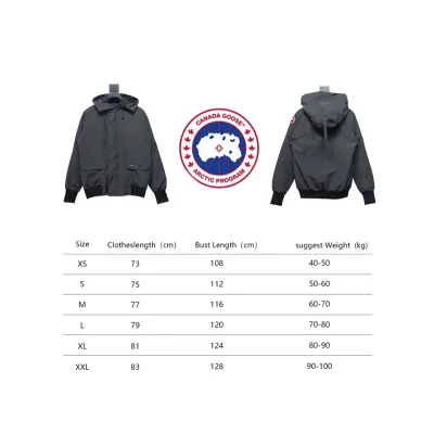01 Canada Goose Short Down Jacket grey 370 02