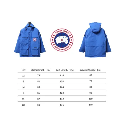 08 Expedition Canada Goose Down Jacket (High-end) blue 550 02