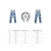 Bstsneaker-Chrome Hearts 24FW svip limited blue jeans 310