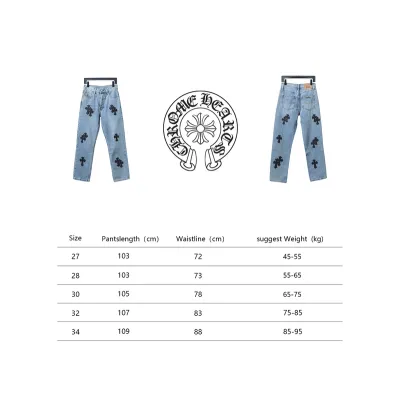 Chrome Hearts 24FW svip limited blue jeans 310 02