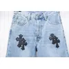 Bstsneaker-Chrome Hearts 24FW svip limited blue jeans 310
