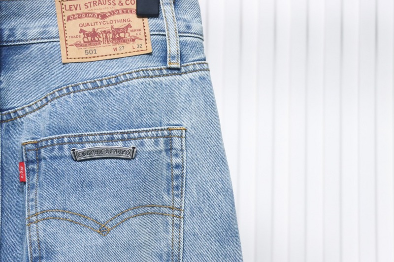 Bstsneaker-Chrome Hearts 24FW svip limited blue jeans 310