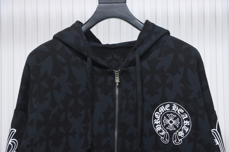 Bstsneaker-Chrome Hearts Cross Zip Hoodie 270