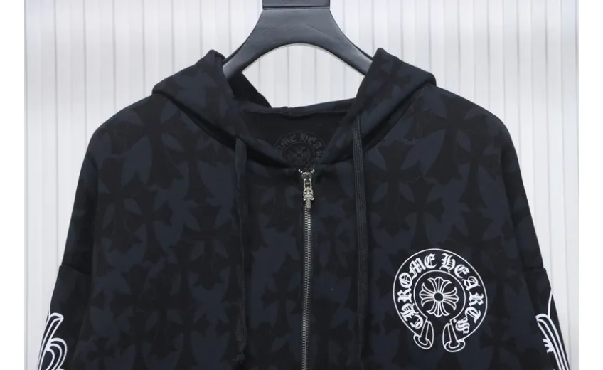 Bstsneaker-Chrome Hearts Cross Zip Hoodie 270